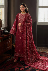 Kahf Premium Lawn Embroidered 3 Pc Unstitched Suit KKH-03 ROSELITH