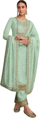 Indian Mehndi Function Wear Salwar Kameez Dress Pakistani Designer Sewn Pant Suits
