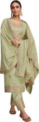 Indian Mehndi Function Wear Salwar Kameez Dress Pakistani Designer Sewn Pant Suits