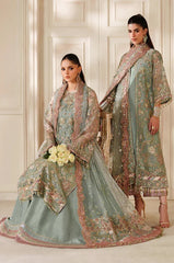 Baroque - Luxury Pure Chiffon Embroidered Unstitched 3 Piece - CH14-06