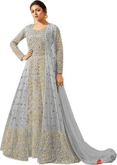 women's ready to wear Indian/Pakistani net embroidered koti gown style salwar kameez 2209