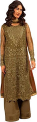 FB365 Indian Georgette Fabric Emboridery Khatli Work Pakistani Suit 428d