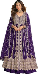Indian Pakistani Women's Ready to wear ethnic Gown for Eid Party Wedding Festivals (2985)