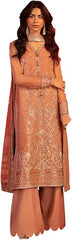 FB365 Indian Georgette Fabric Emboridery Khatli Work Pakistani Suit 428d