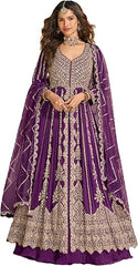 Indian Pakistani Women's Ready to wear ethnic Gown for Eid Party Wedding Festivals (2985)