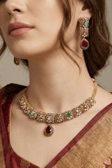 Egyptian Antique Gold Choker Set
